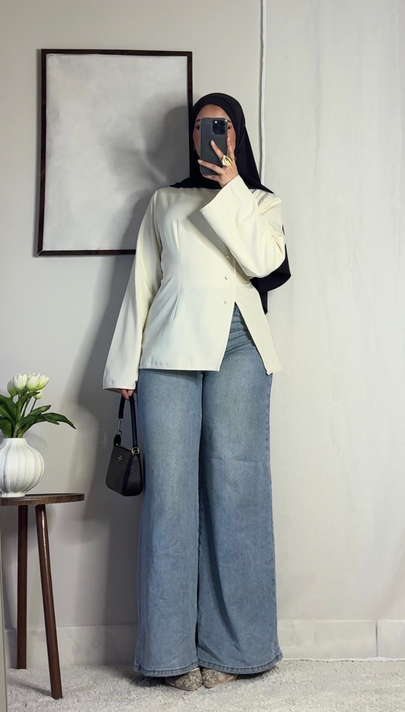 Top kimono - écru -