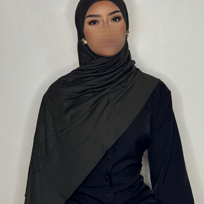 Hijab Jersey coton - kaki -