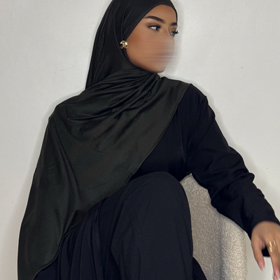 Hijab Jersey coton - kaki -