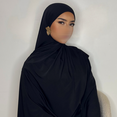 Hijab Jersey Premium - noir -