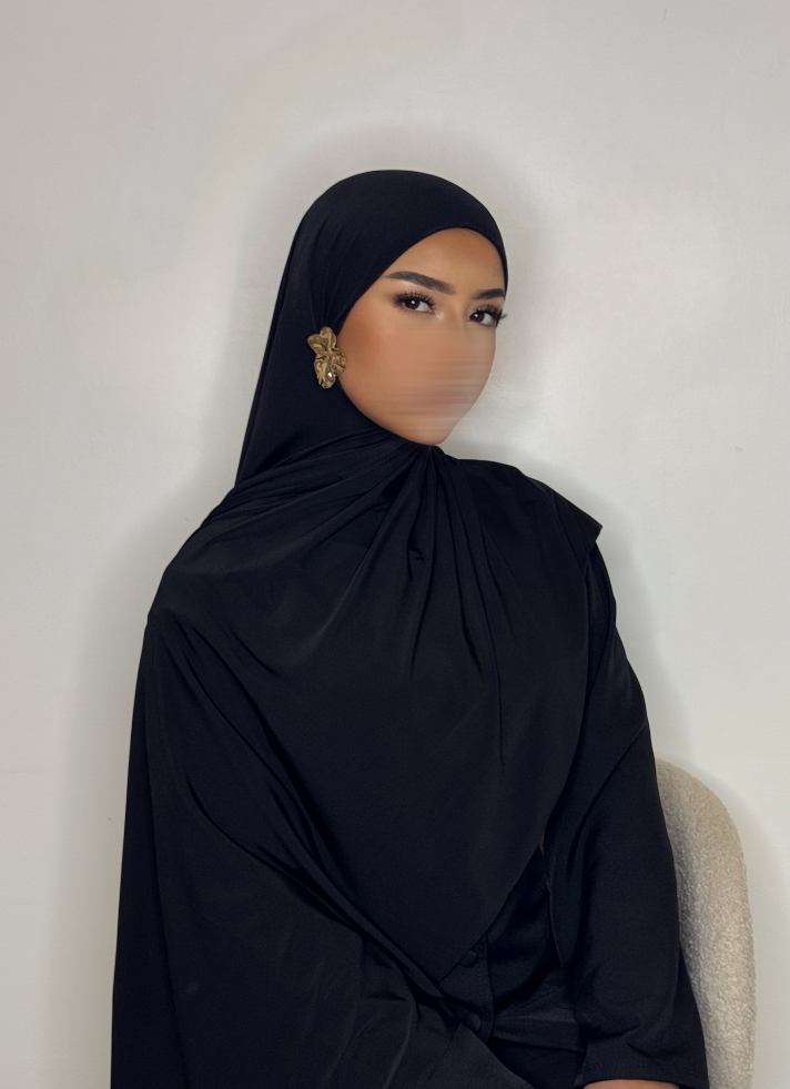 Hijab Jersey Premium - noir -