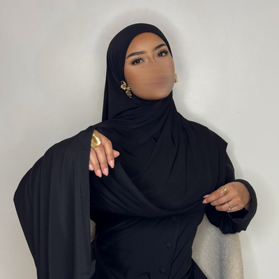 Hijab Jersey Premium - noir -