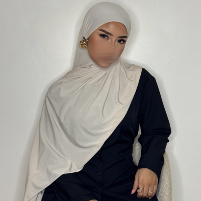 Hijab Jersey Premium - crème -