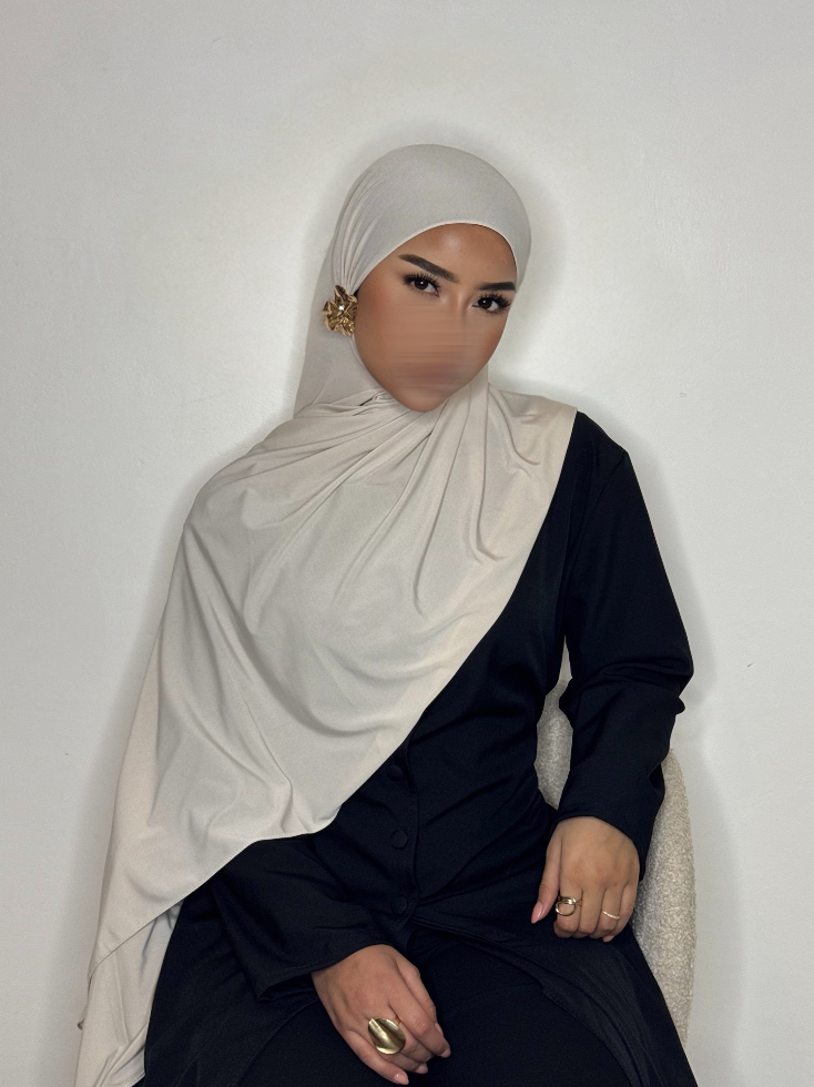 Hijab Jersey Premium - crème -