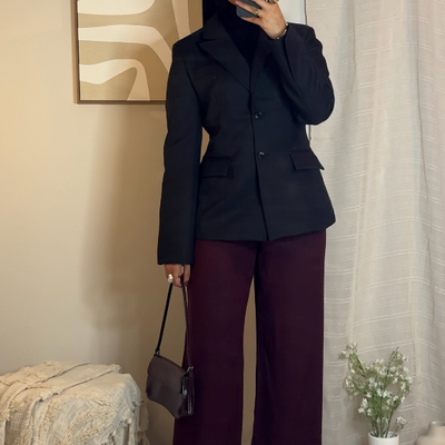 Blazer cintré - noir -