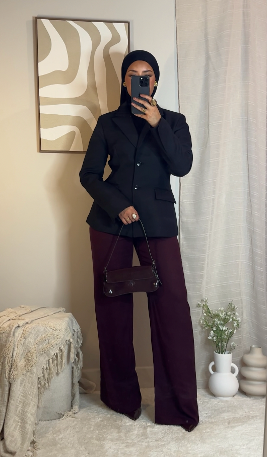 Blazer cintré - noir -