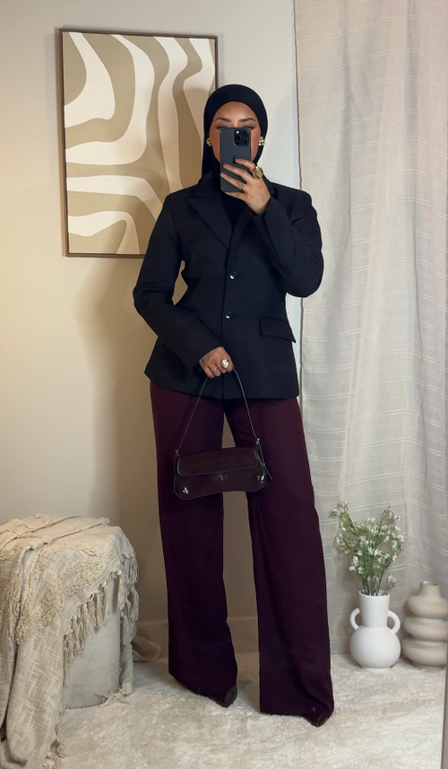 Blazer cintré - noir -