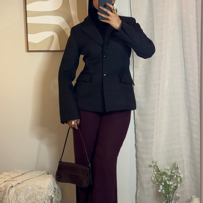 Blazer cintré - noir -