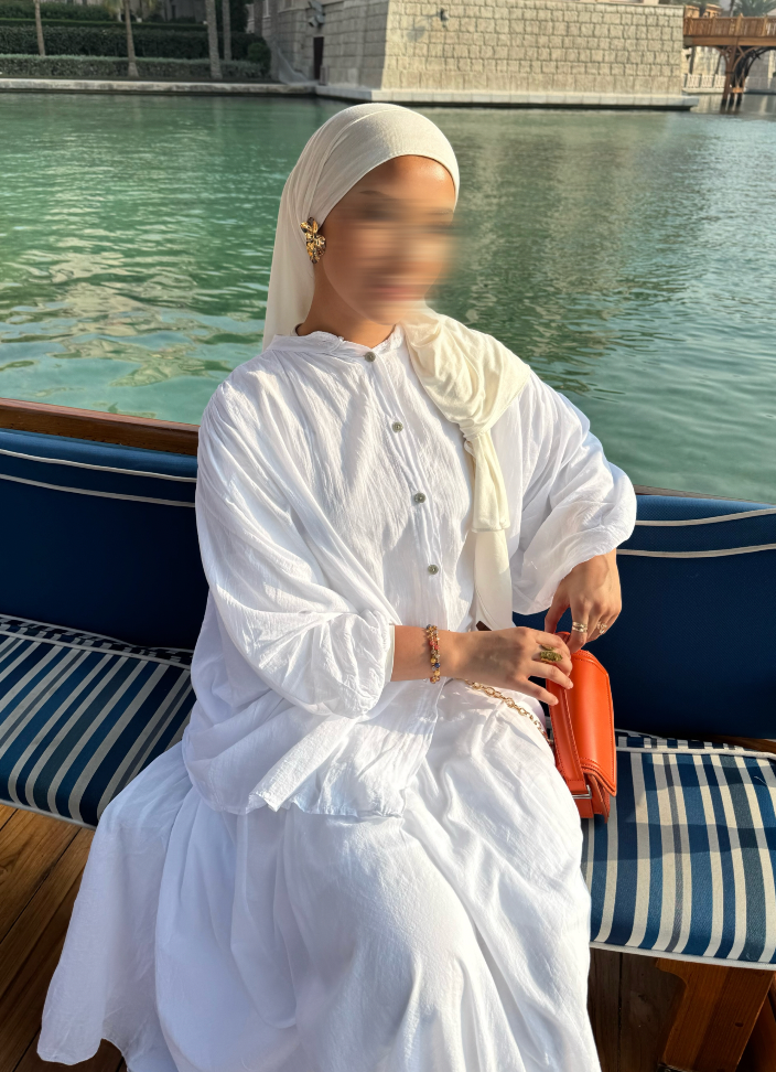 Ensemble 100% coton - blanc -