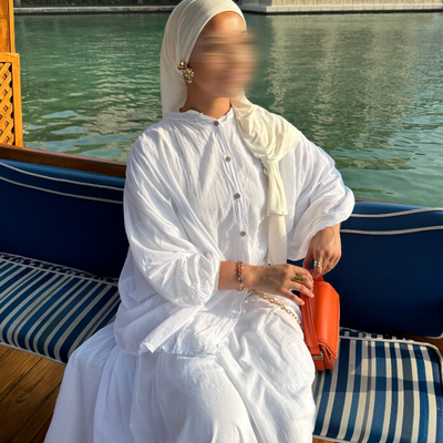 Ensemble 100% coton - blanc -