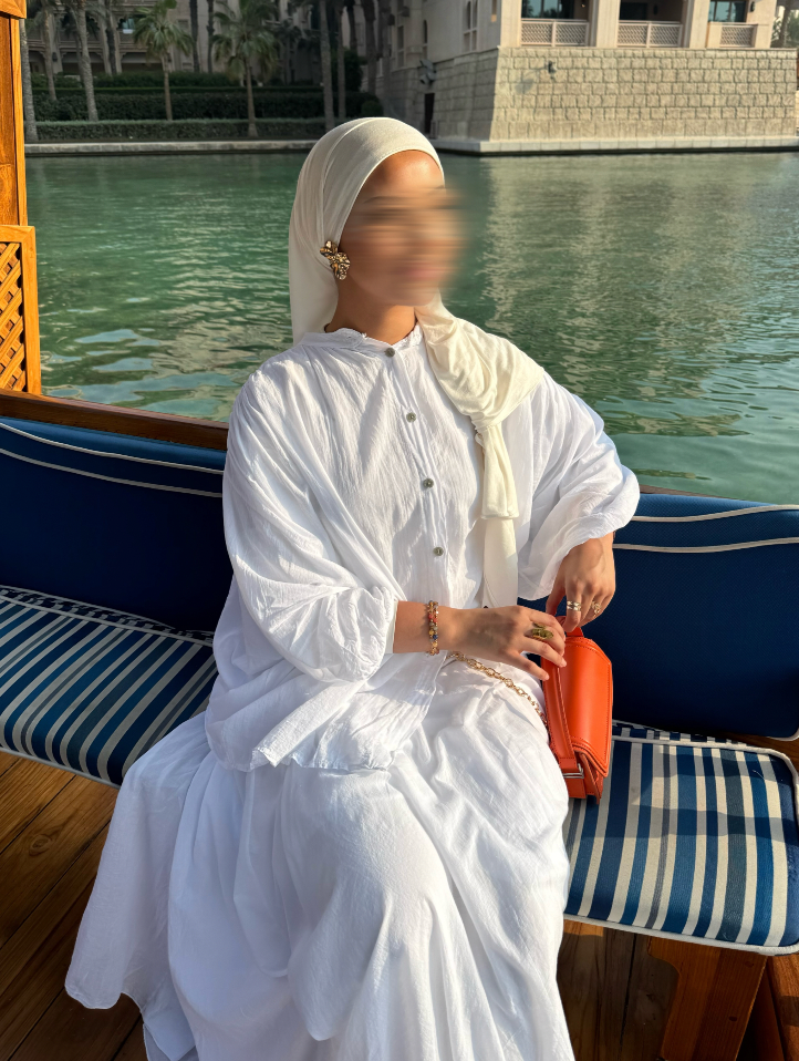 Ensemble 100% coton - blanc -