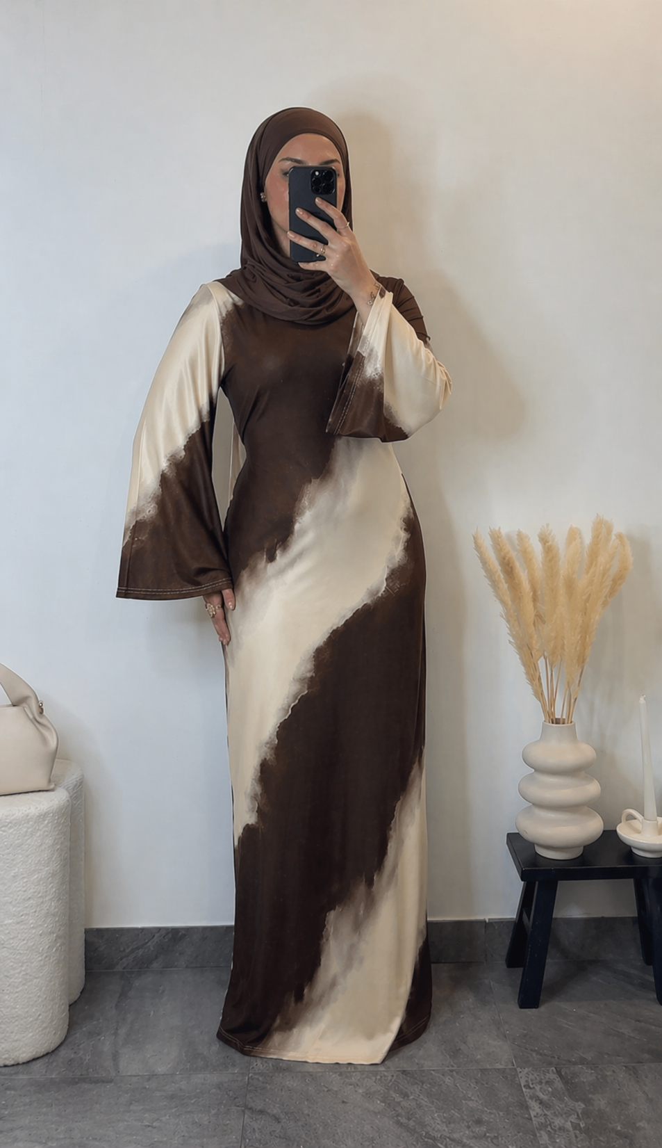Robe Ezra - marron -