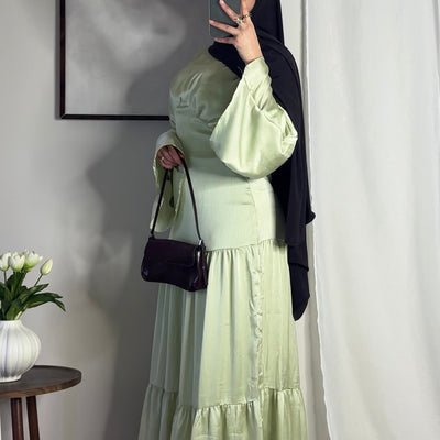 Robe Layal - vert eau -