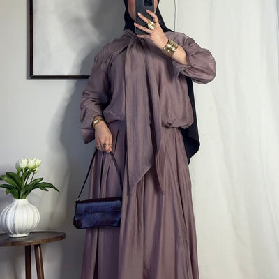 Ensemble Zahina - taupe rosé -