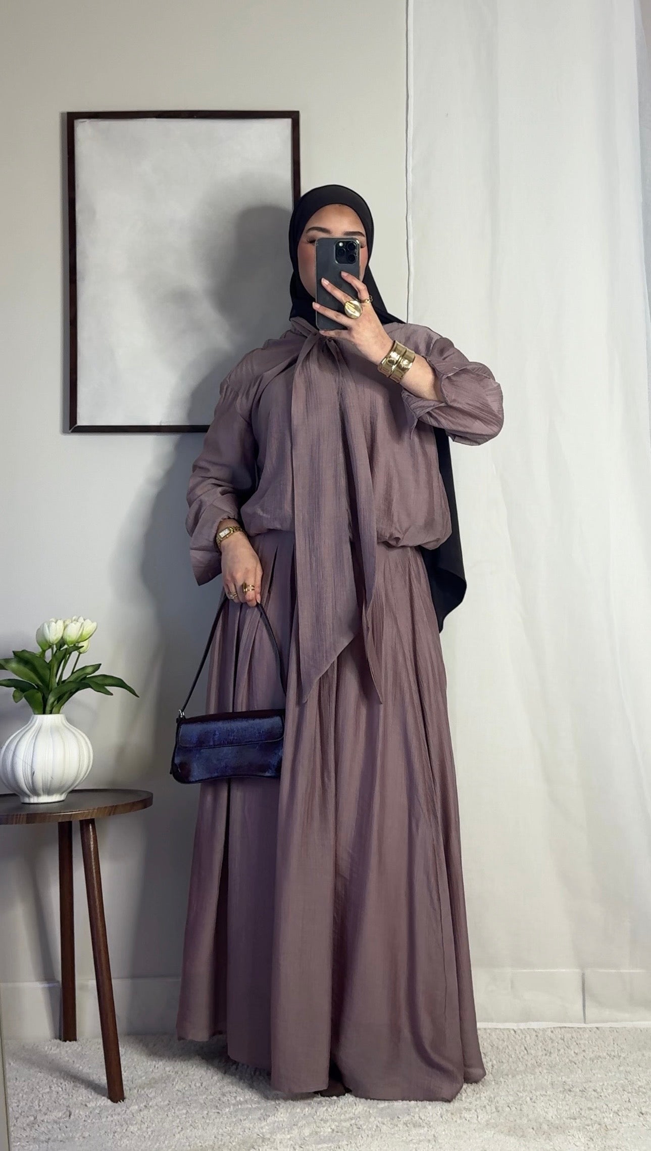 Ensemble Zahina - taupe rosé -