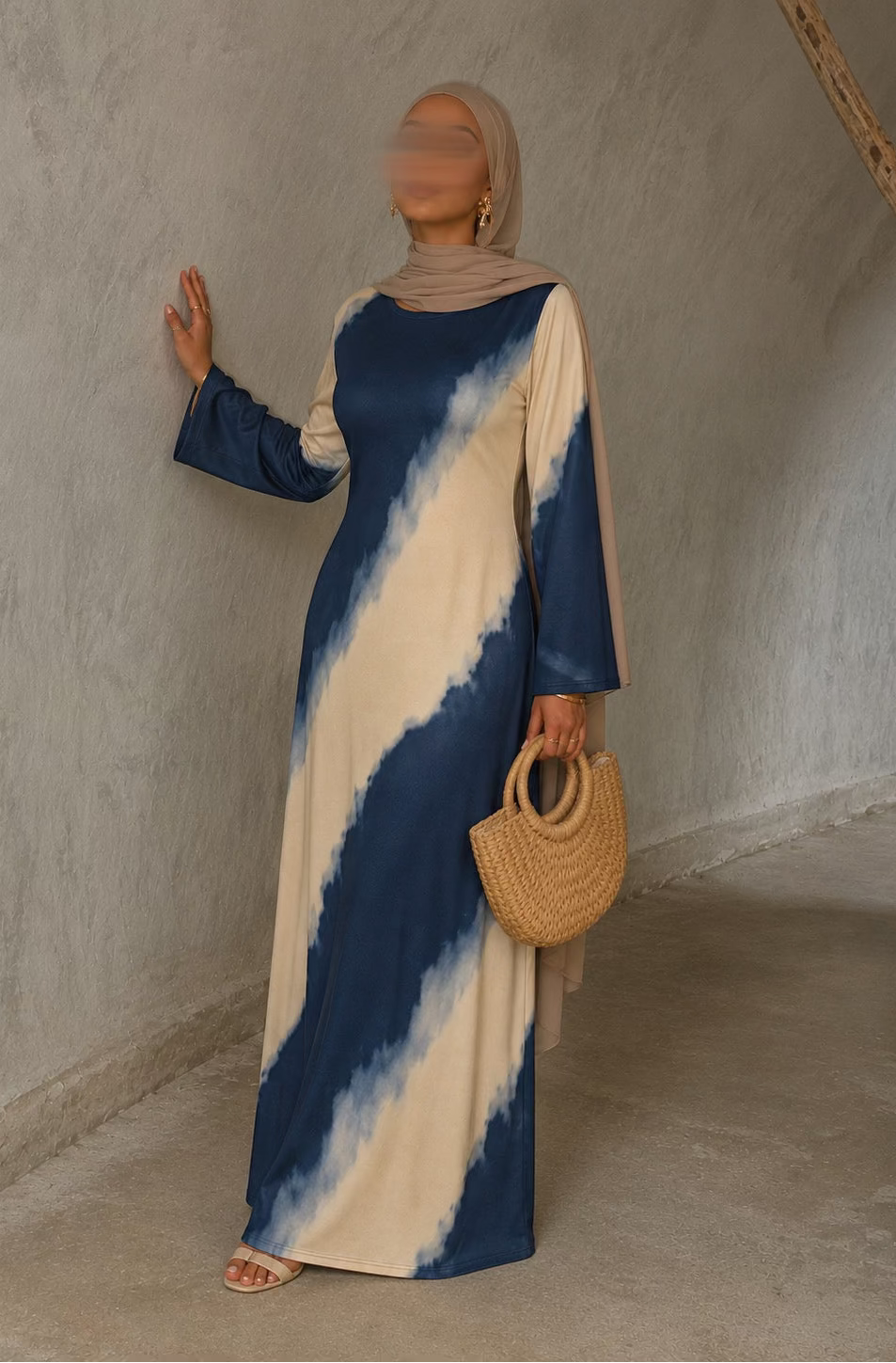 Robe Ezra - bleu -