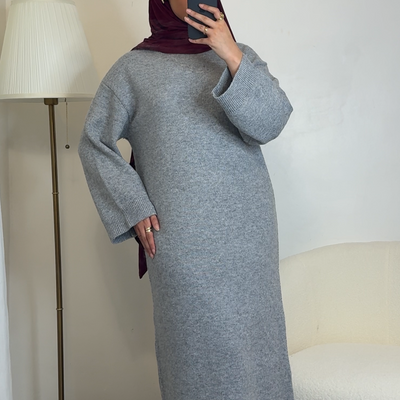Robe pull Yumna - gris -