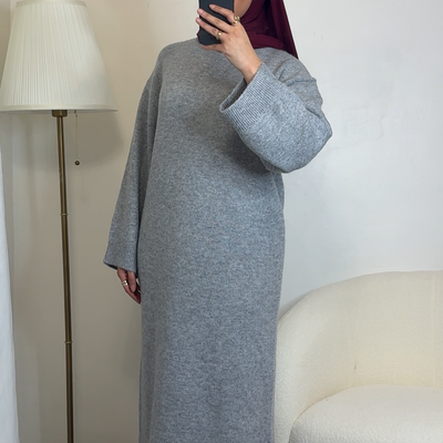 Robe pull Yumna - gris -