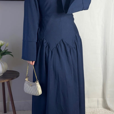 Robe Zahra - bleu marine -