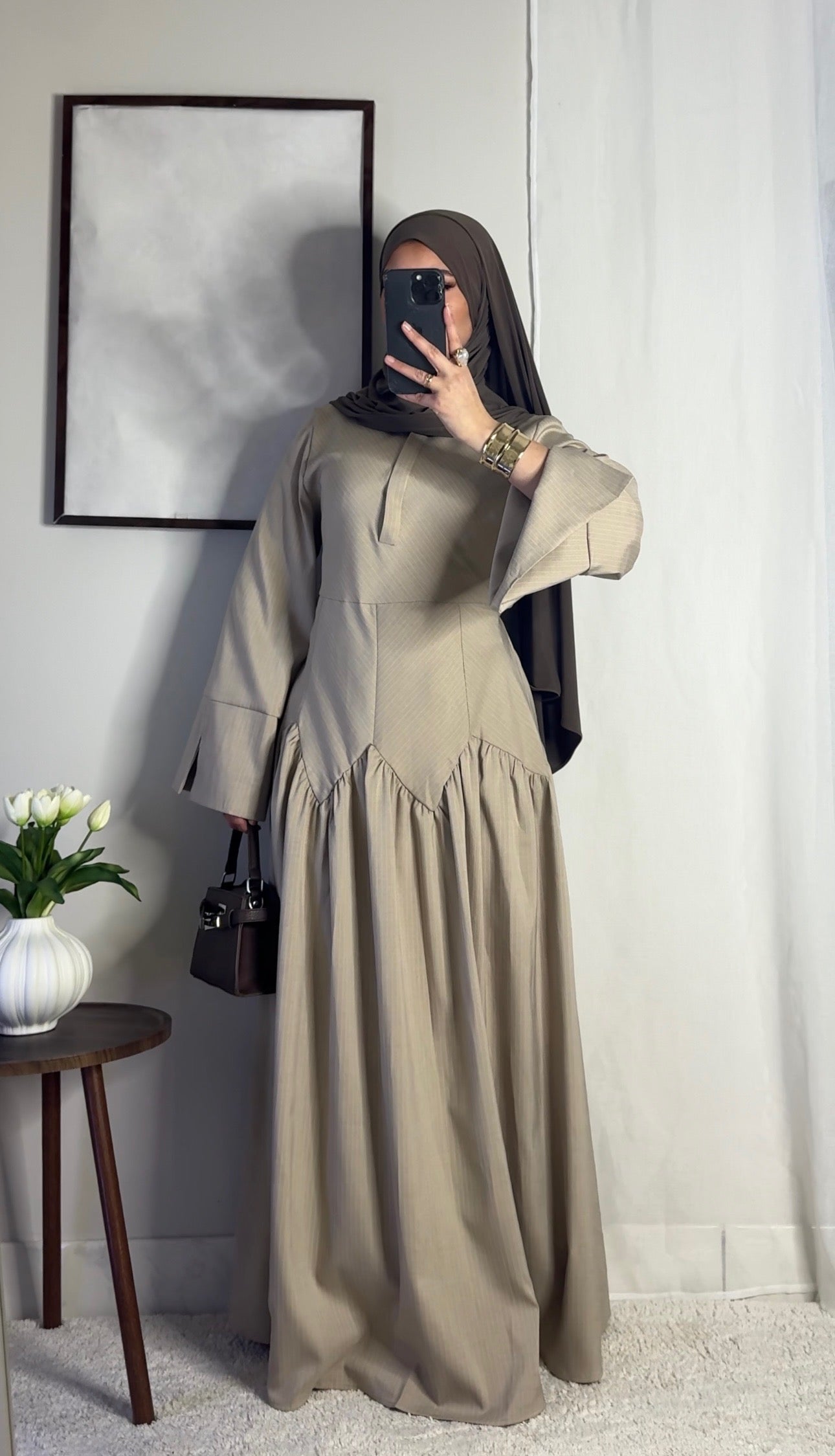 Robe Zahra - camel -