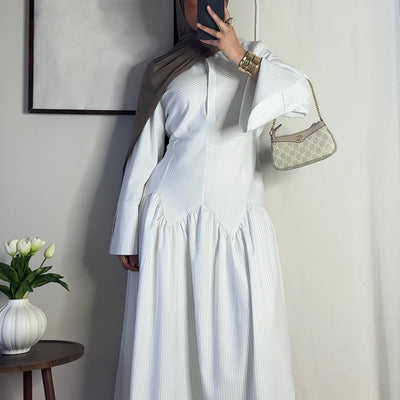 Robe Zahra - blanc -