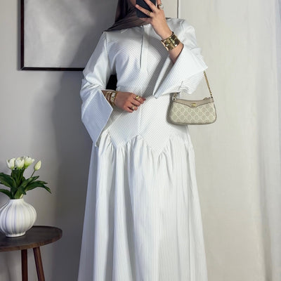 Robe Zahra - blanc -