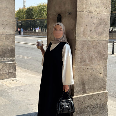 Robe comfy sans manches - noir -