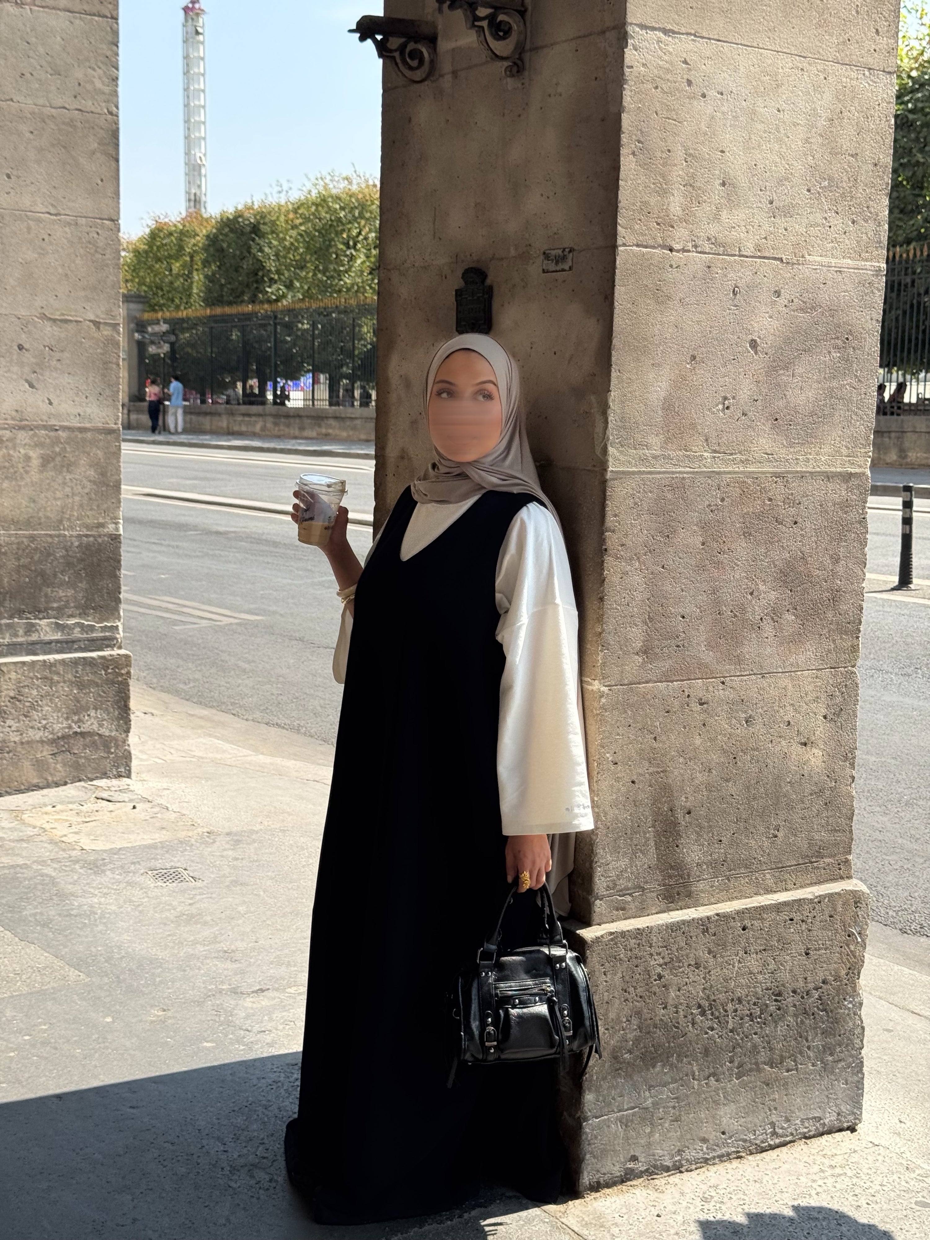 Robe comfy sans manches - noir -