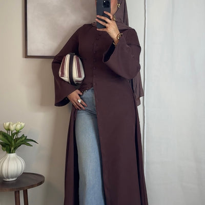 Robe Tahara - aubergine -