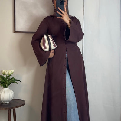 Robe Tahara - aubergine -