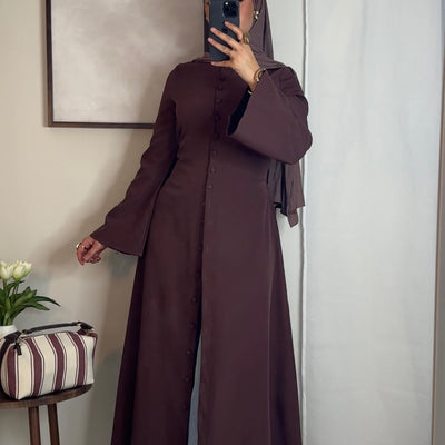 Robe Tahara - aubergine -