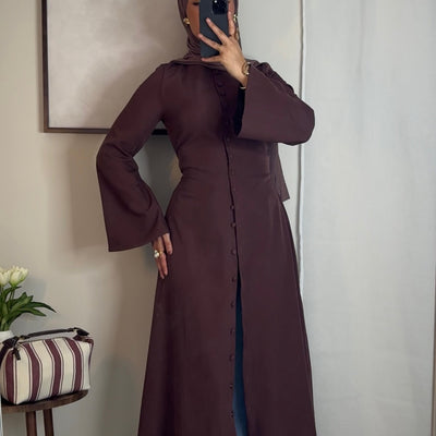 Robe Tahara - aubergine -