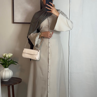 Robe Tahara - crème -