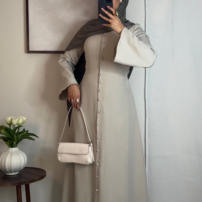 Robe Tahara - crème -