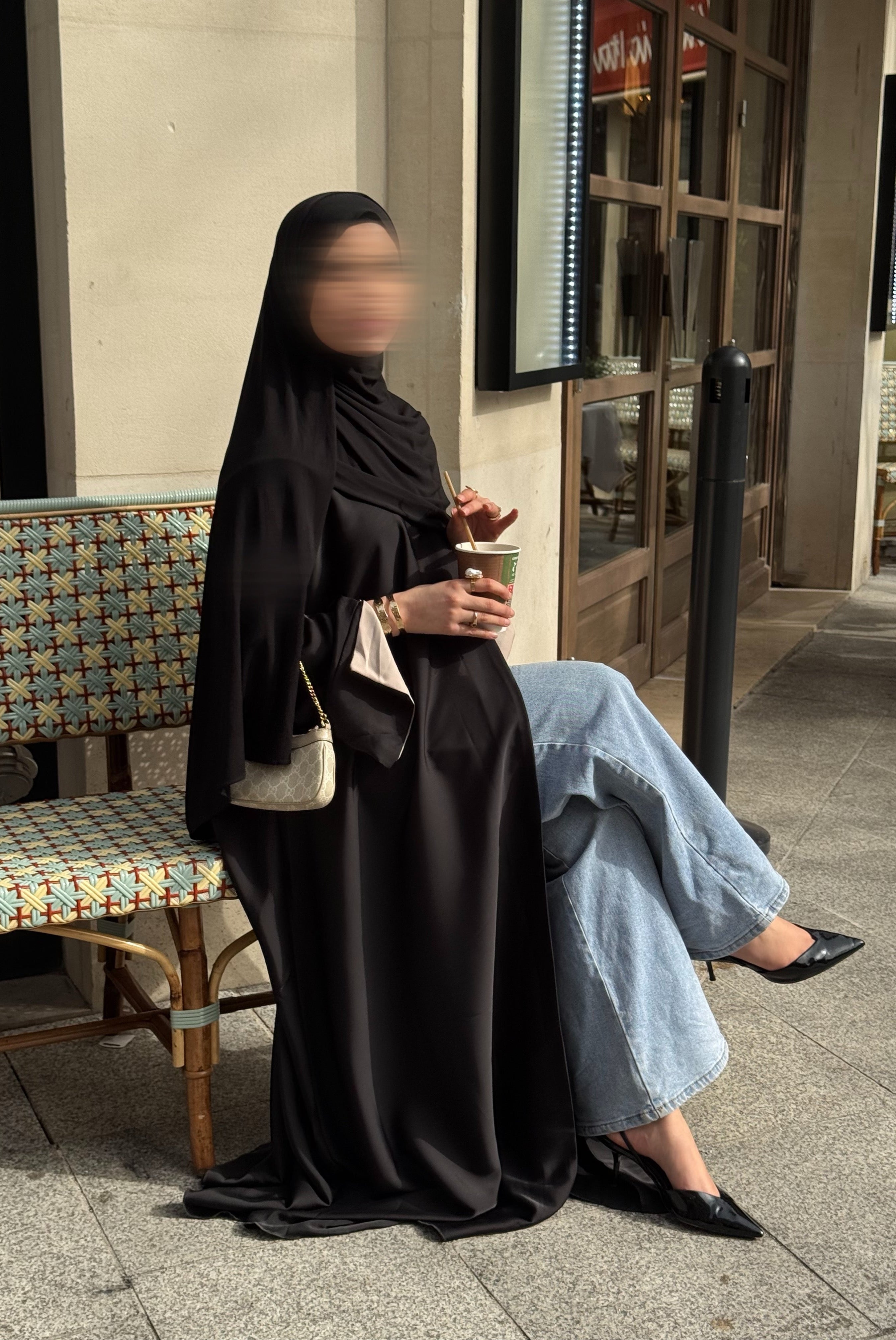 Abaya Elya - noir -