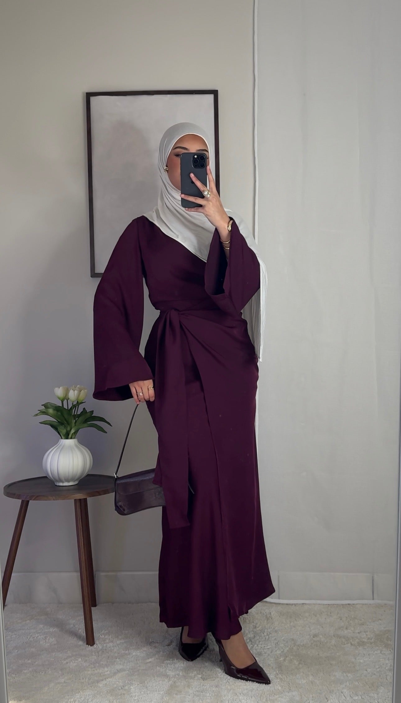 Robe Doha - bordeaux -
