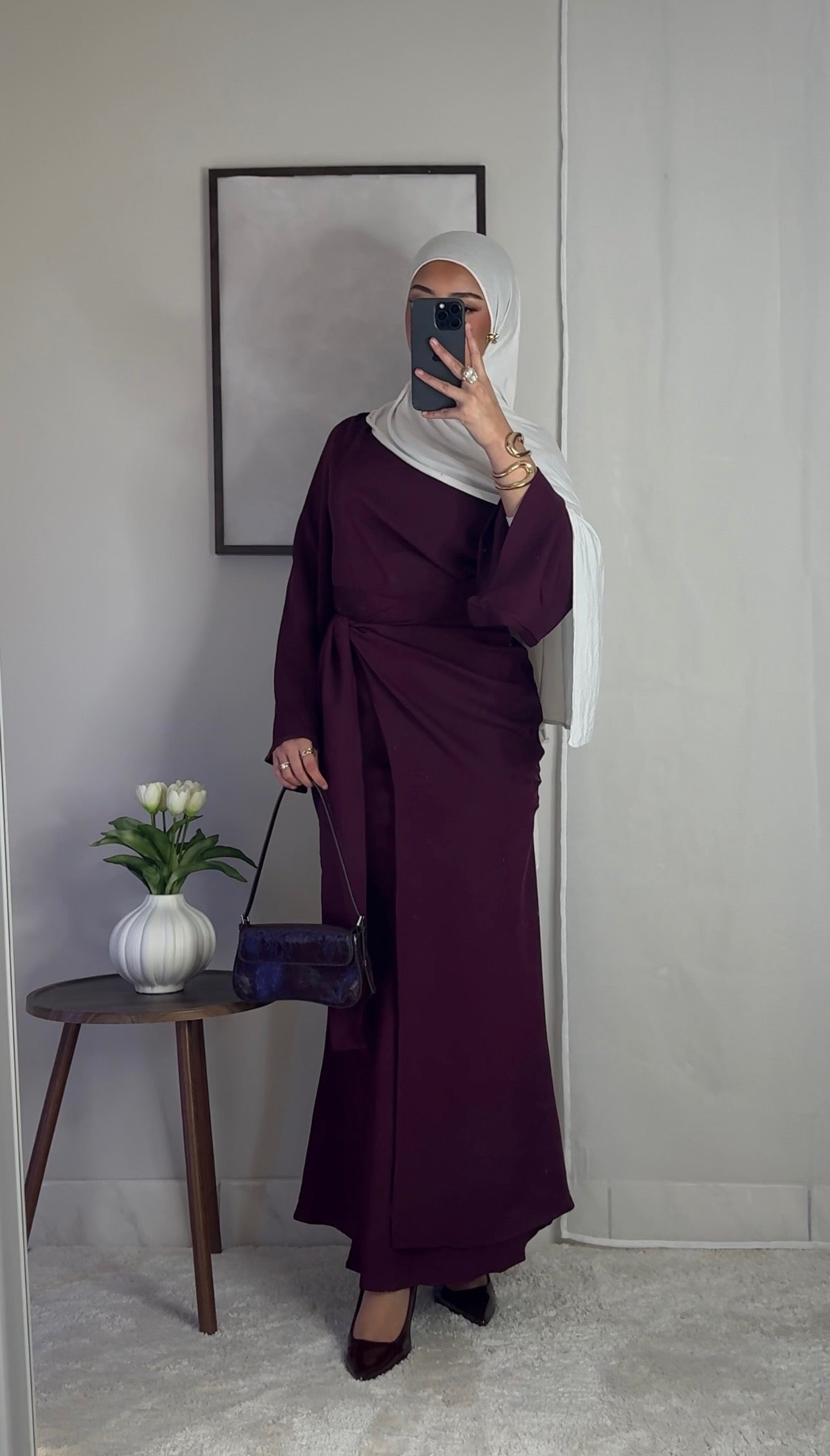Robe Doha - bordeaux -