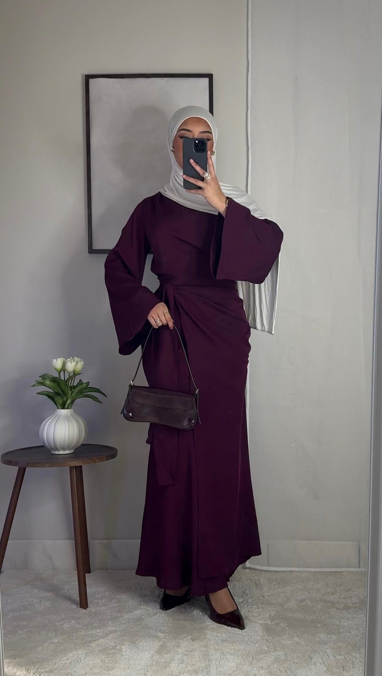 Robe Doha - bordeaux -