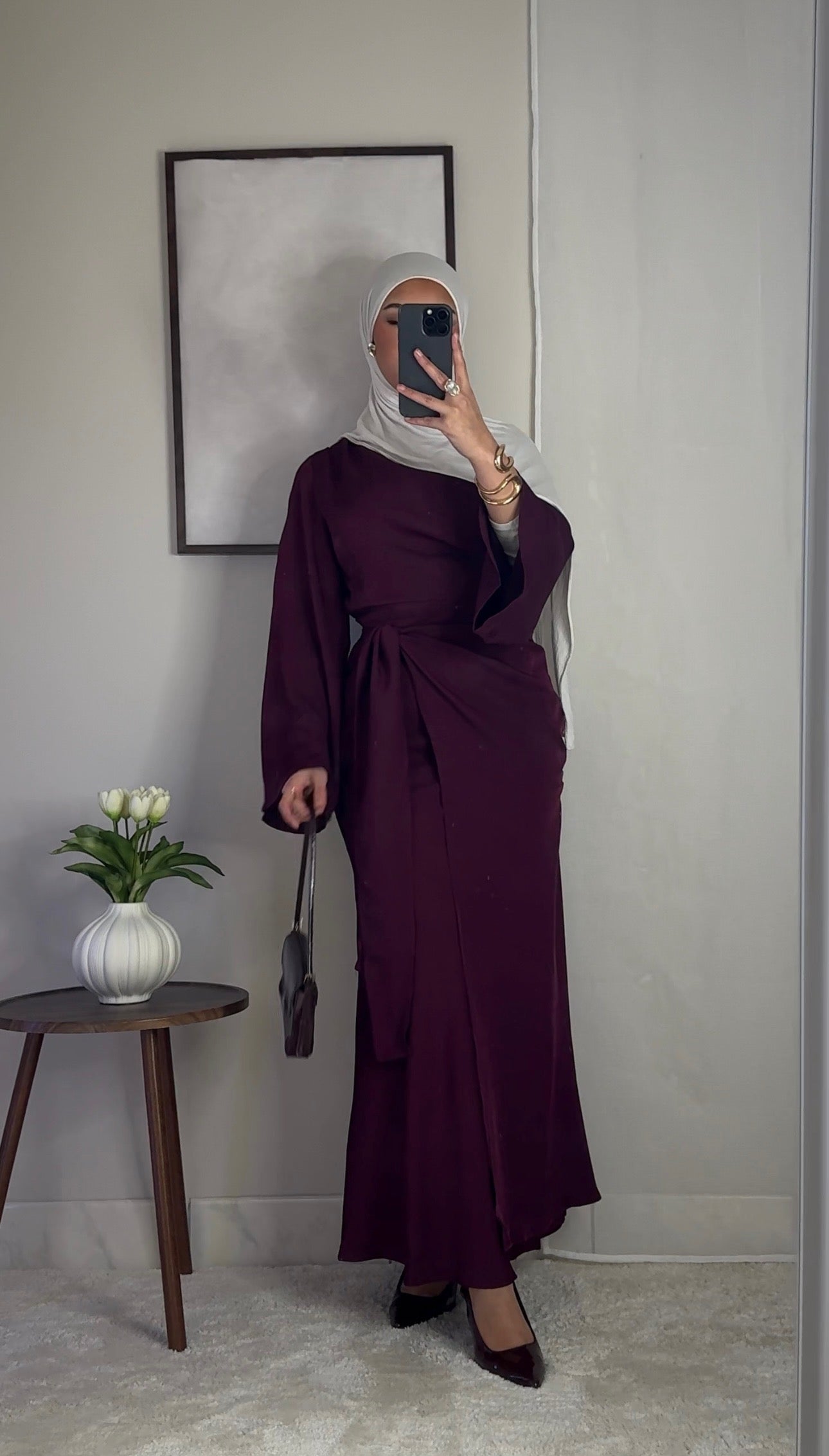 Robe Doha - bordeaux -